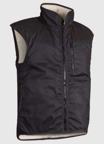 Styx Mill Oilskin Shearling Vest (No tail) - Kiwi Workgear